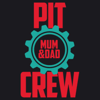 Pit Crew - Mum & Dad - Kids T-Shirt Design