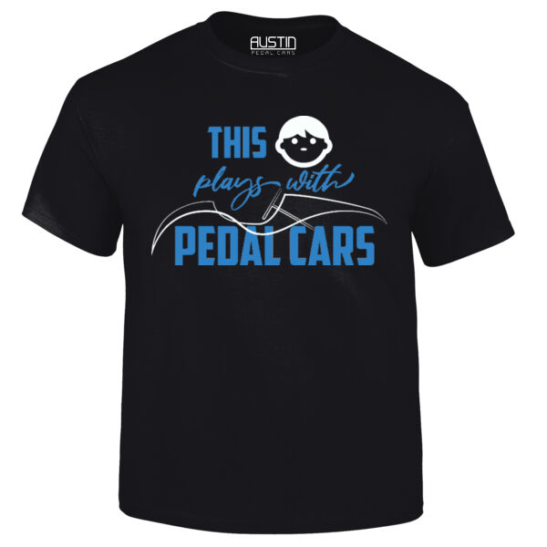This Kid Plays With Pedal Cars - Kids T-Shirt Thumbnail